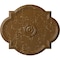 Ekena Millwork Waltz Ceiling Medallion (Canopies up to 5 1/4"), 24"W x 20 1/2"H x 1 1/8"P, Smokey Topaz Crackle CM24WASTC - alternate 1